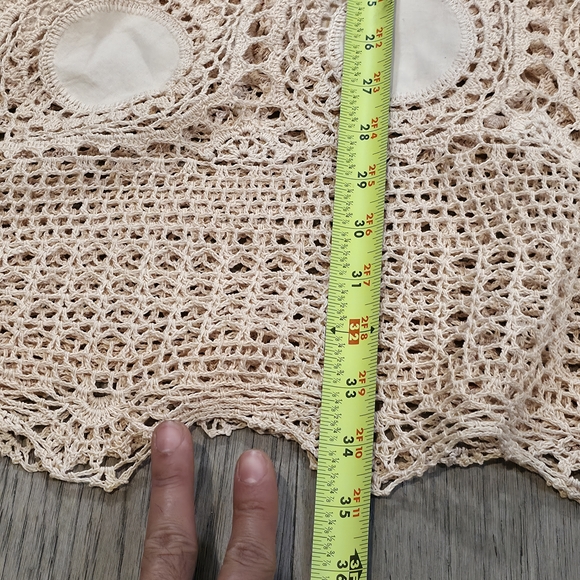 Vintage Chevron Crochet Blanket - Retro 70s Fall Colors Afghan Throw 52"x29" - Picture 6 of 8